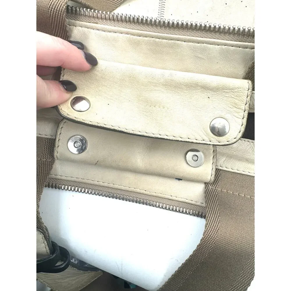 Chloe Cream Suede Leather Hobo Bag